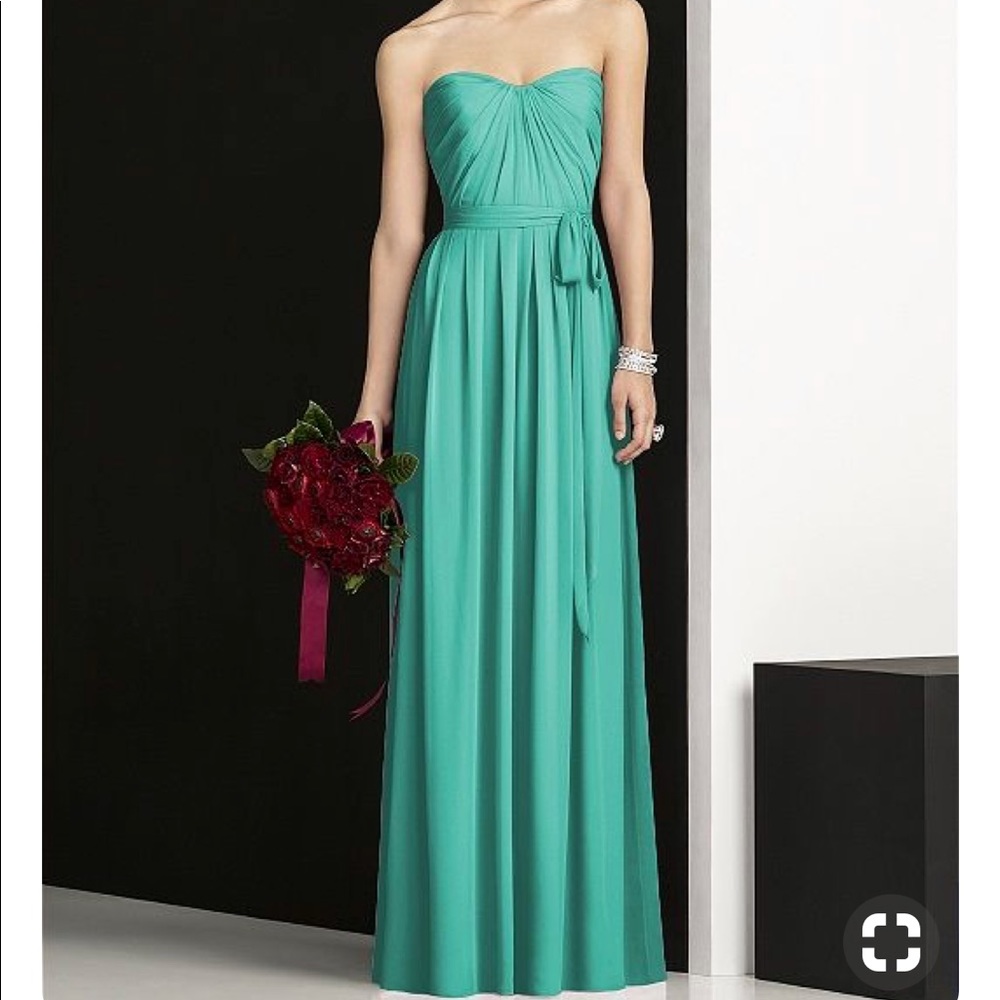 After Six Pantone Turquoise Dress (Style 6678)
